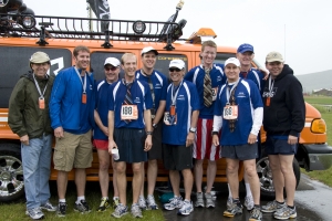 (From l to r): Subprime Securities team members Steve Thorley, Jeff Larson, Jim Hansen, John Peterson, Sterling Bone, Lloyd Hansen, Ian Wright, Ron Seamons, Phil Bryson, and Scott Summers.